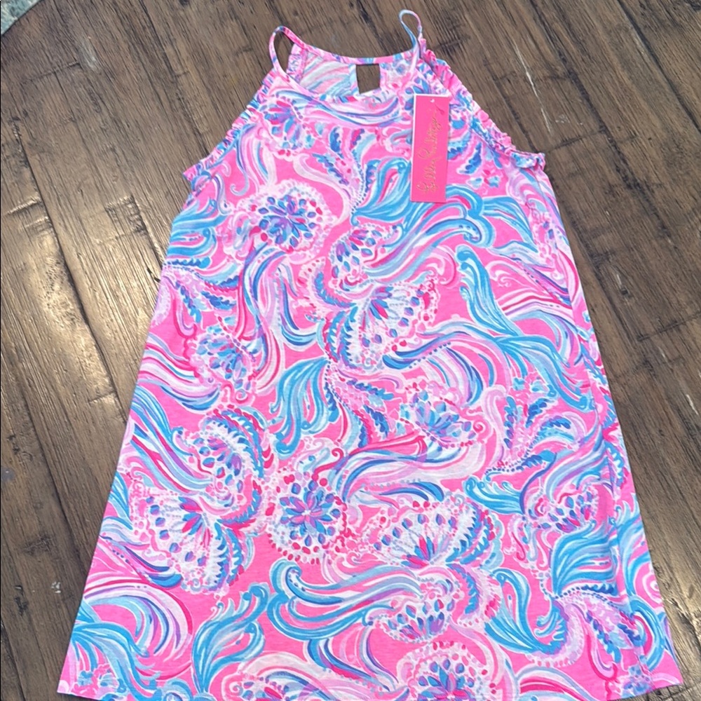 Lilly Pulitzer Pink and Blue Kids Dress